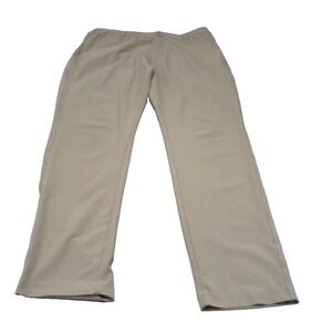 Footjoy Mens Pants 33x32‎ Khaki Tan Pro Tour Golf Performance Flat Front Stretch